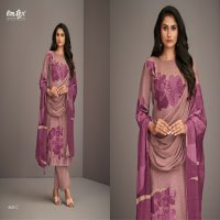 Omtex Dania Wholesale Nida Silk With Embroidery Salwar Suits