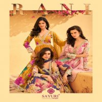 sayuri designer rani chinon silk full stitch party wear aliya cut stylish suits for women