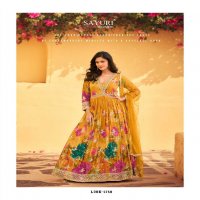 sayuri designer rani chinon silk full stitch party wear aliya cut stylish suits for women