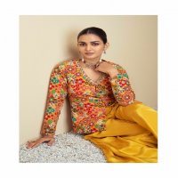 gulkayra designer zulfa readymade chinon traditional plazzo dress perfect for festivals