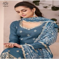 Vinay Kuleesh Sohini Vol-2 Wholesale Embroidered Moonga Silk Straight Salwar Suits