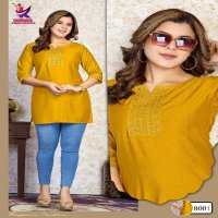 Kalash B Stylist Wholesale 14 Kg Heavy Bombay Self Work Short Tops
