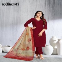 Indikurti Sanskurti Wholesale Heavy Slub 3 Piece Concept Suits Combo
