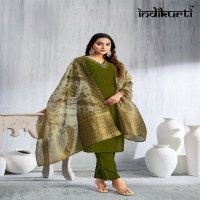 Indikurti Sanskurti Wholesale Heavy Slub 3 Piece Concept Suits Combo