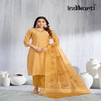 Indikurti Sanskurti Wholesale Heavy Slub 3 Piece Concept Suits Combo