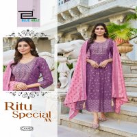 ritu special vol 1 Nx by blue hills rayon anarkali readymade gown with dupatta