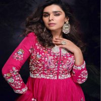 Sayuri Mrunal Wholesale Real Chinon Silk Free Size Stitched Salwar Suits