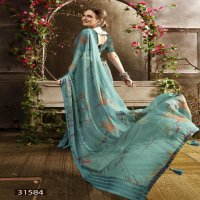 Vallabhi Kizza Vol-11 Wholesale Shimmer Georgette Indian Sarees