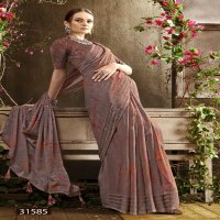 Vallabhi Kizza Vol-11 Wholesale Shimmer Georgette Indian Sarees