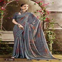 Vallabhi Kizza Vol-11 Wholesale Shimmer Georgette Indian Sarees