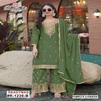 Ramsha R-1236 Wholesale Readymade Indian Pakistani Concept Suits