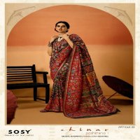 SOSY Chinar Pashmina Vol-1 Wholesale Modal Kashmiri Handloom Weaving Silk Sarees