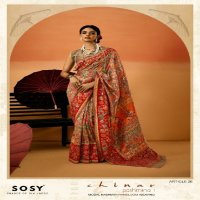 SOSY Chinar Pashmina Vol-1 Wholesale Modal Kashmiri Handloom Weaving Silk Sarees