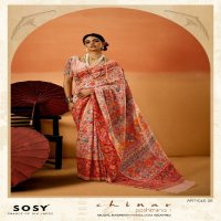 SOSY Chinar Pashmina Vol-1 Wholesale Modal Kashmiri Handloom Weaving Silk Sarees