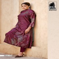 Sahiba Zheel Wholesale Pure Russian Silk With Hand Work Salwar Suits