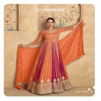 aashirwad creation maharani gold full stitch georgette traditional gown set perfect for festivals