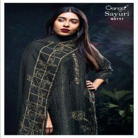 Ganga Sayuri S3111 Wholesale Pure Bemberg Gadwal With Hand Work Suits