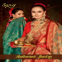 Saroj Madhuvanti Jharkan Vol-1 Wholesale Soft Organza With Rich Pallu Sarees