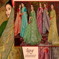 Saroj Madhuvanti Jharkan Vol-4 Wholesale Soft Organza With Rich Pallu Sarees