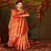 Saroj Madhuvanti Jharkan Vol-5 Wholesale Soft Organza With Rich Pallu Sarees