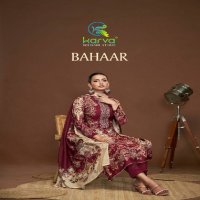 Karva Bahaar Wholesale Pure Viscose Muslin With Embroidery Work Dress Material