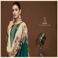 Karva Bahaar Wholesale Pure Viscose Muslin With Embroidery Work Dress Material