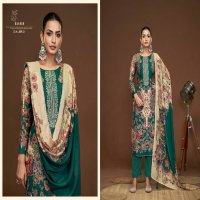 Karva Bahaar Wholesale Pure Viscose Muslin With Embroidery Work Dress Material