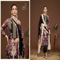 Karva Bahaar Wholesale Pure Viscose Muslin With Embroidery Work Dress Material