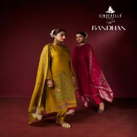 Cinderella Bandhan Wholesale Pure Russian Silk With Delicate Hand Work Suits