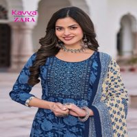 Kavya Zara Vol-16 Wholesale Readymade Pure Cambric Cotton Top With Pants And Dupatta