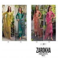 Kilory Zarokha Vol-2 Wholesale Pure Jamm Cotton With Work Salwar Suits