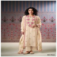 Ganga Asima S3170 Wholesale Pure Bemberg Silk With Hand Embroidery Work Salwar Suits