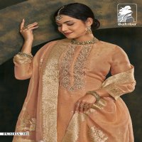 Sahiba Fushia Wholesale Fancy Simmer With Hand Work Salwar Suits