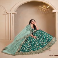 Mehvish Vol-9 Wholesale Designer Shimmer Art Silk Fabrics Lehenga Choli