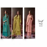 Ganga Sargi S3143 Wholesale Pure Bemberg Silk Salwar Suits