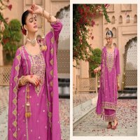 Eba Lifestyle Sahaj Wholesale Heavy Chinon Embroidery Work 3 Piece Suits