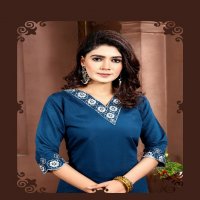 Krishna Trendz Shilpa Vol-2 Wholesale Roman Silk Top With Pant