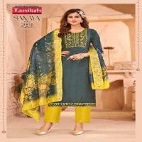 Taniksh Sanaya Vol-2 Wholesale Vertical Fabrics Readymade 3 Piece Suits