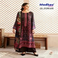 Madhav Al Zohaib Vol-4 Wholesale Lawn Printed Dress Material