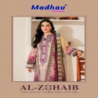 Madhav Al Zohaib Vol-4 Wholesale Lawn Printed Dress Material