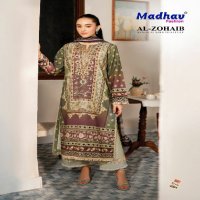 Madhav Al Zohaib Vol-4 Wholesale Lawn Printed Dress Material