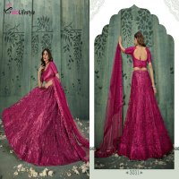 MD Lifestyle Hirwa Vol-4 Wholesale Exclusive Embroidered Semi Stitched Net Lehenga Choli Collection