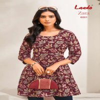 Laado Zara Vol-6 Fancy Short Tops Kurtis