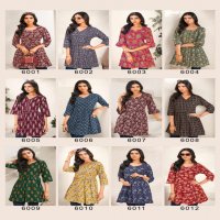 Laado Zara Vol-6 Fancy Short Tops Kurtis