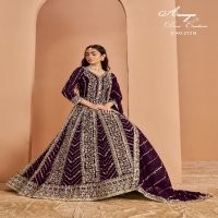 Twisha By Dani Creations Aanaya Vol-213 Wholesale Faux Georgette Anarkali Salwar Suits