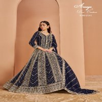 Twisha By Dani Creations Aanaya Vol-213 Wholesale Faux Georgette Anarkali Salwar Suits