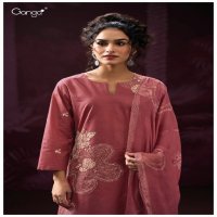 Ganga Charmy S3124 Wholesale Premium Cotton With Hand Work Salwar Suits