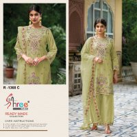 Shree Fabs R-1368 Wholesale Readymade Indian Pakistani Concept Suits