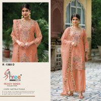 Shree Fabs R-1368 Wholesale Readymade Indian Pakistani Concept Suits