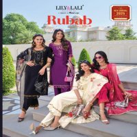 Lily And Lali Rubab Vol-2 Wholesale Handwork Tops With Pant And Dupatta